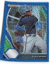2021 Panini Prizm Draft Picks #PDP100 Ryan Spikes Blue Mojo Prizm Parkview