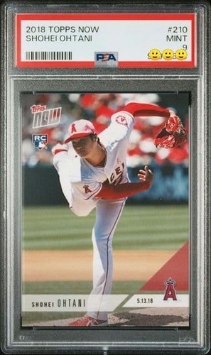 Shohei Ohtani 2018 MLB Debut RC Rookie Card Topps Now[PSA 9]