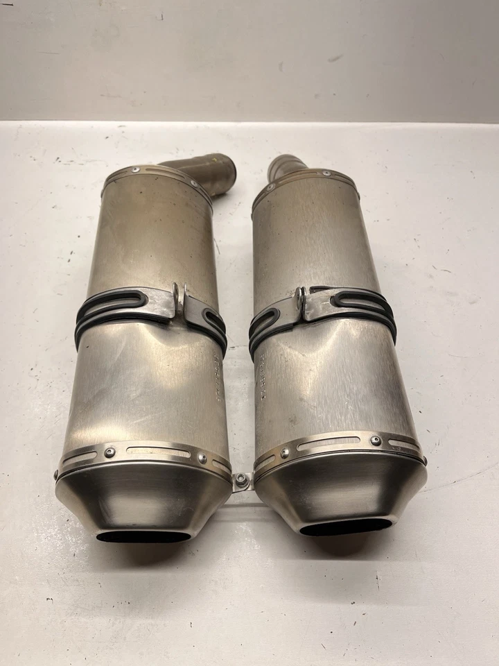 Ducati 1098 848 EVO 2008 tubo de escape silenciador lata antideslizante Foto 2 de 4