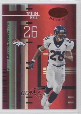 2005 Leaf Certified Materials Mirror Red 16/100 Tatum Bell #38 0a1
