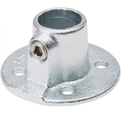 1-1/4'' Galvanized Floor Flange Pipe Base Industrial Pipe Mount Threaded