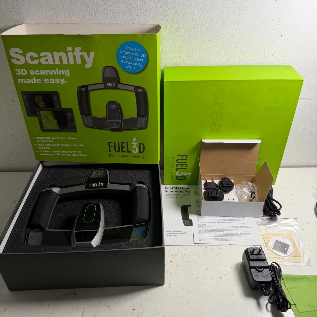 【極美品】Fuel3D SCANIFY ハンディ3Dスキャナー 箱付き Fuel3D 3D Scanners for sale | eBay