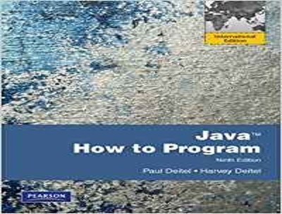 Java How to Program: International Edition by Deitel, Paul J. 0273759760