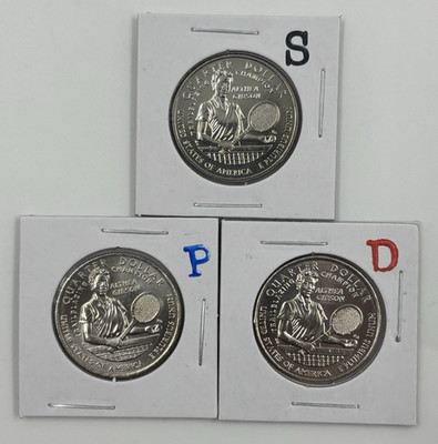 2025 PDS P D S ALTHEA GIBSON American Women Quarter 3-Coins  FROM ROLLS!  