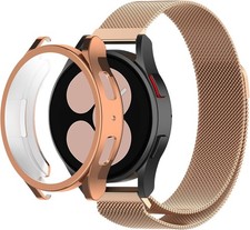 Stainless Steel Mesh Band with Magnetic Clasp Case for Samsung Galaxy Watch 5 40