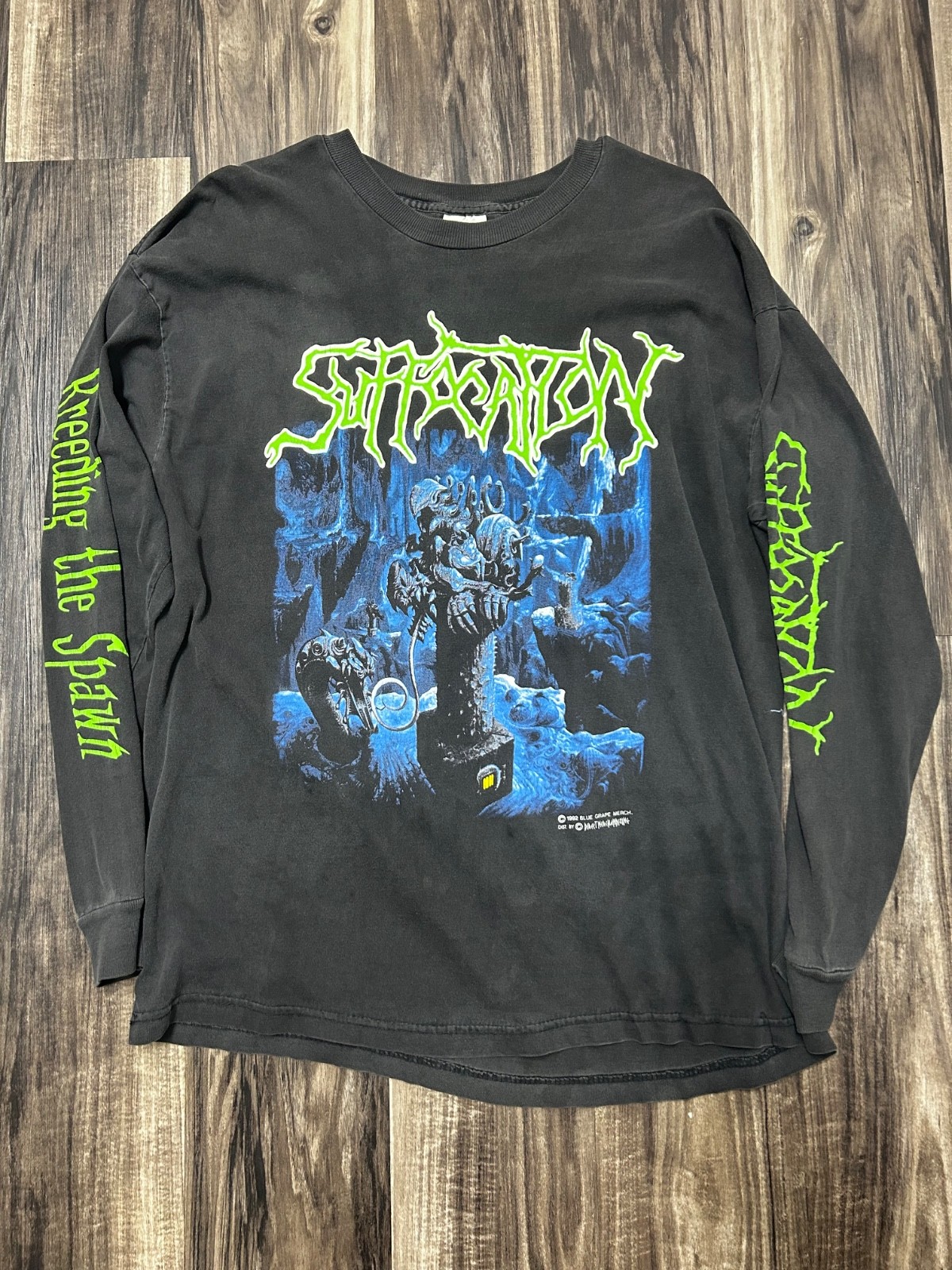 suffocation breeding the spawn vintage longsleeve… - image 1