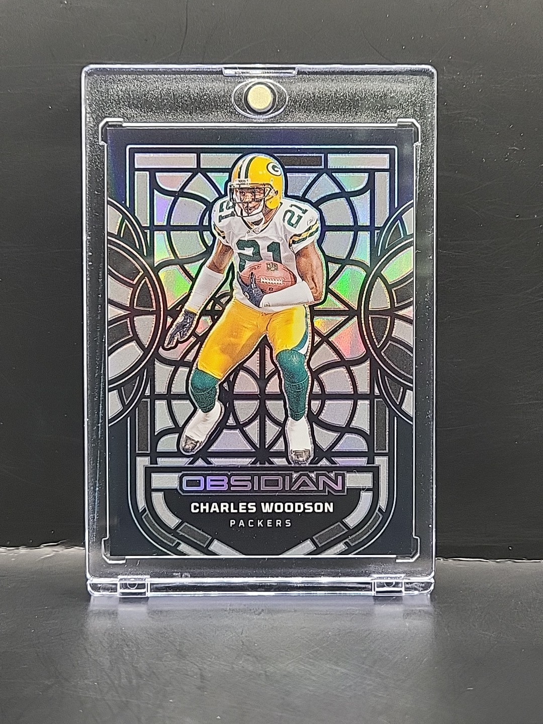 Charles Woodson - 2024 Panini Obsidian - Black Stained Glass (SSP) Packers HOF!!