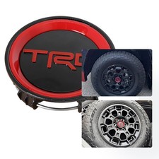 1pcs Wheel Hub Center Caps Blackred For Tacoma Tundra Sequoia Land Cruiser Trd 1pcs Wheel Hub Center Caps Blackred For Tacoma Tundra Sequoia Land Cruiser Trd