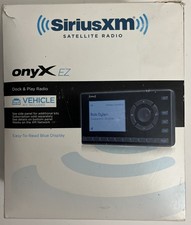 SiriusXM Onyx EZ Satellite Radio XEZ1V1 Vehicle Kit Blue Display Dock Play B112