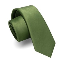 Slim Solid Neck Tie Skinny Formal Wedding Business Tuxedo Men's Necktie