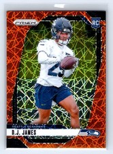 2024 Panini Prizm #322 D.J. James Lazer Seattle Seahawks Rookie