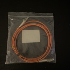 Image of Duplex 50/125 LC-LC OM3 Orange Fibre Cable 2m