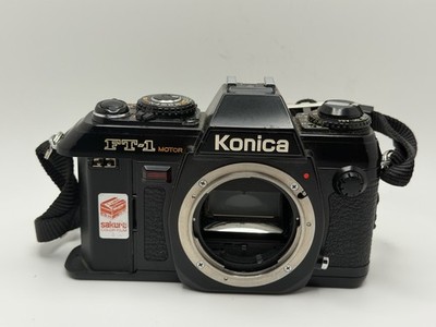 Konica FT-1 Motor Film Camera With Box Black Not Tested | eBay