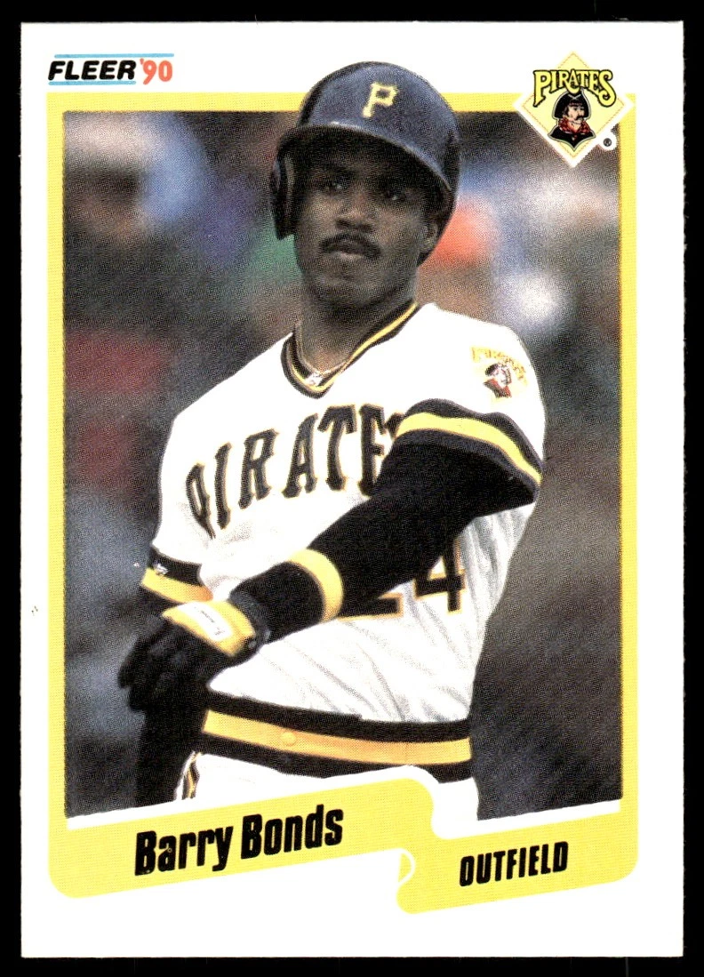 Fleer Barry Bonds 1990 Season Baseball Sports Trading Cards