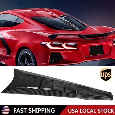 For Corvette C8 Z51 2020-2025 Rear Split Window Applique Louver Trim Accessories