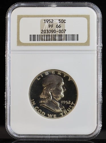 1952 Franklin Half Dollar NGC PF66