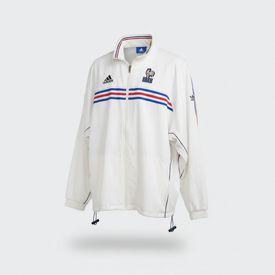 【USED】 adidas FRANCE jacket 90s y2k 1990-92 France adidas Track Jacket - 9/10 - (L.Boys)