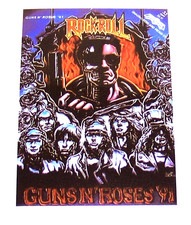 Guns-N-Roses T2 Logo Die Cut Sticker Decal Music Metal Band Rock  Roll G-N-R