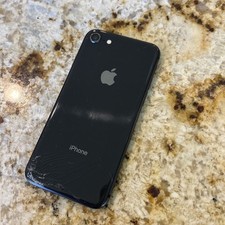 Apple iPhone 8 - 64 GB - Space Gray Unlocked . Works Great.