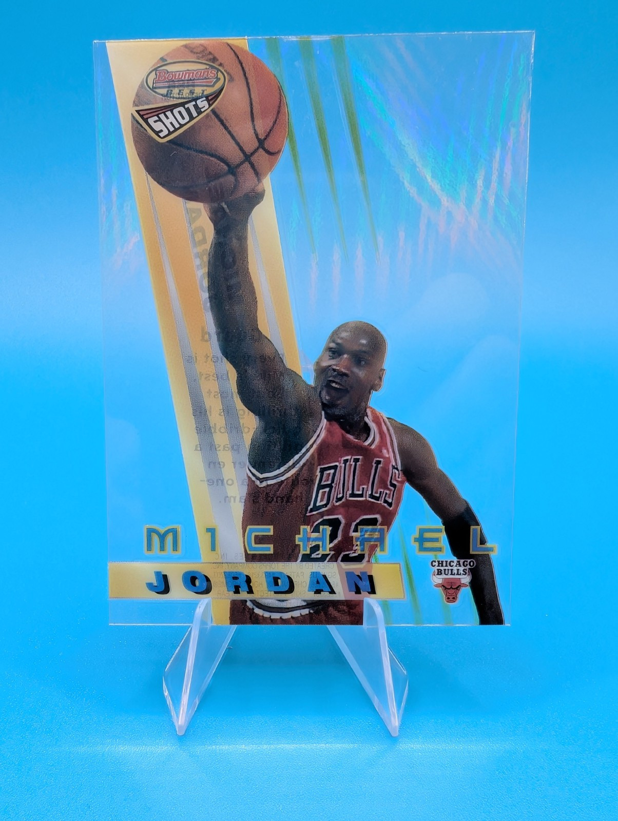 1996 Bowman's Best Best Shots Refractor Michael Jordan #BS6