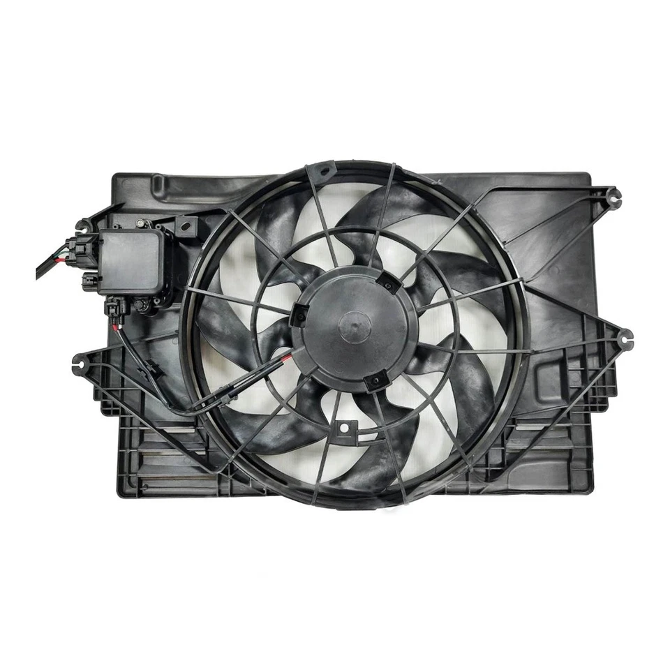 For Hyundai Veloster 2019 2020 2021 Dual Radiator and Condenser Fan | 1.6L Turbo - Image 2 of 4