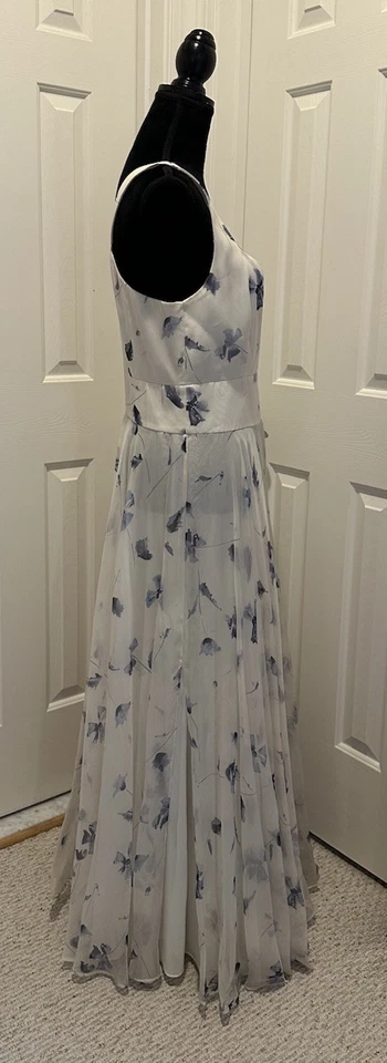 Vestido de seda vintage Giorgio Armani, estampado floral acuarela talla 46/US 12 Foto 3 de 4