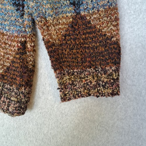 Appleseeds Womens Large Cardigan Sweater Geometric Colorful Grandma Cozy Buttons - Picture 15 of 18