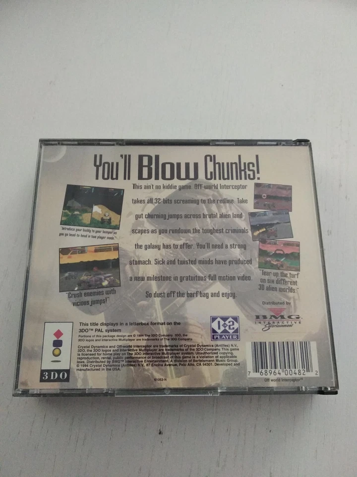 Off World Interceptor double cd box edition USA NTSC 3DO Interactive Multiplayer - Immagine 3 di 4