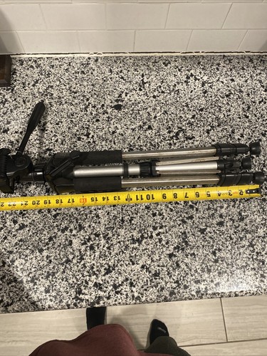 58" 3 Section Lightweight Photo Video Tripod Leveling, Digital Concepts - Picture 8 of 10