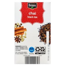 Benner Chai Black Tea, 20 Tea Bags Pack of 2 
