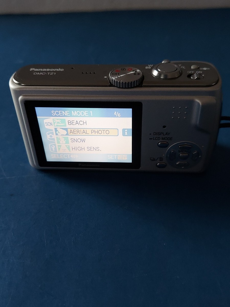 Panasonic Lumix DMC-TZ1 Digital Camera with SD Card -2