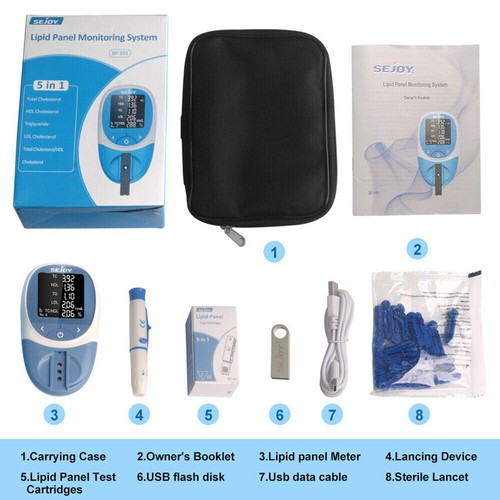 5 in 1 One Machine Optics Triester Blood Lipid Analyzer Total Multifunction - Picture 11 of 13