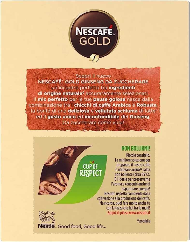 Nescafe Gold 80g 35個入り Nescafe Gold Blend Cafe Latte Instant Coffee Regular Soluble