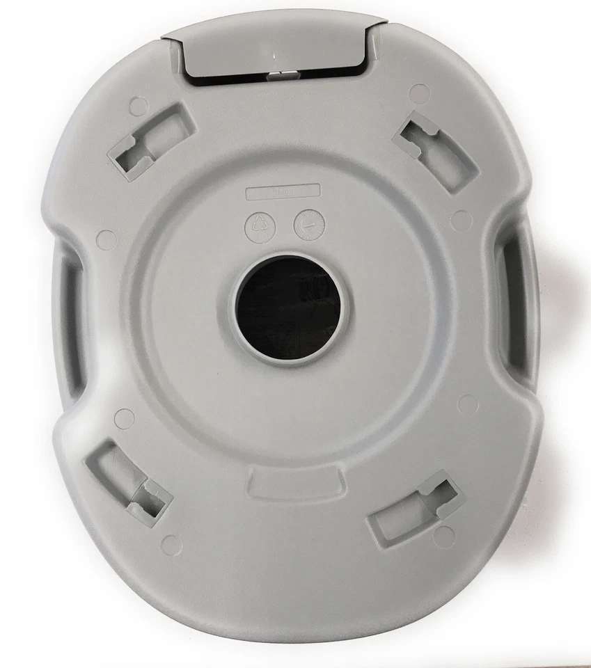 Inodoro portátil para exteriores Coleman de 5,3 galones, gris, grande, 2000016503 Foto 4 de 4