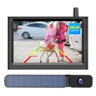 AUTO-VOX Solar Wireless Backup Camera 5'' Monitor + HD Rear View Parking System