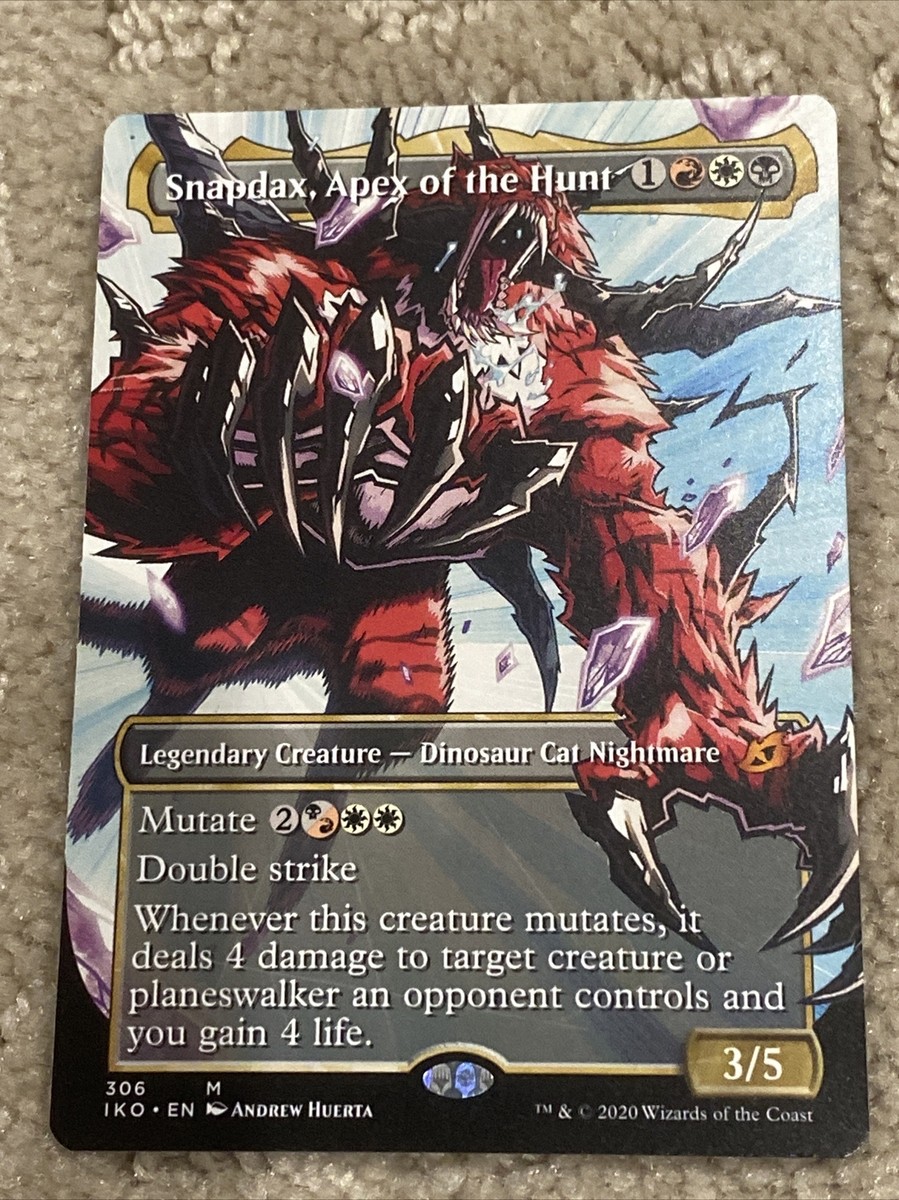 MTG Magic 1x - Snapdax, Apex of the Hunt Full Art Ikoria | eBay