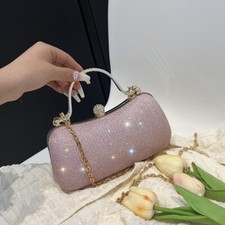 Lady Glitter Luxury Crystal Banquet Bag Rhinestone Dinner Handbag Crossbody Bag