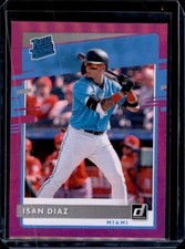 2020 Panini Donruss - [Base] - Holo Purple #48 - Rated Rookie - Isan Diaz rc