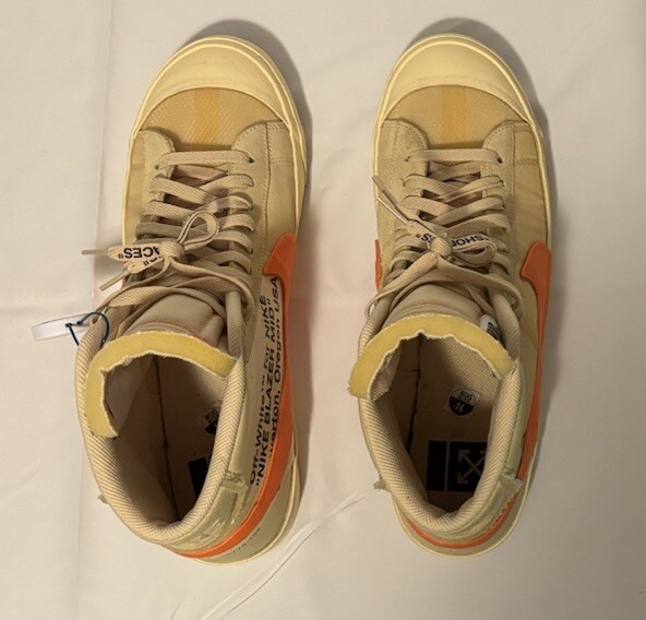 Off White x Nike Blazer Mid All Hallow’s Eve AA3832 700 Uomo Taglia 14