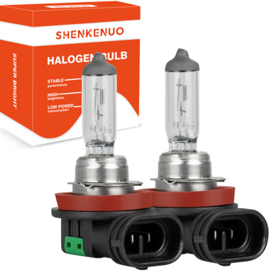 2x H11 Halogen 55W 12V Low-Beam Car/Auto Headlight/Fog/Driving Light Bulbs Lamp