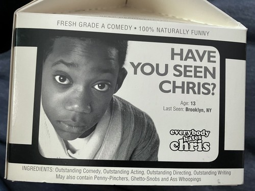 Everybody Hates Chris (Rock) Comedy Series DVDs Set 2006 Emmy Promo Milk Carton - Picture 13 of 16