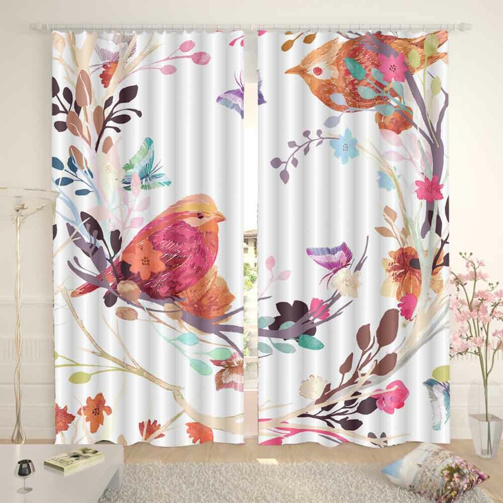 Strawberry Pink Petals 3D Curtain Blockout Photo Printing Curtains Drape Fabric