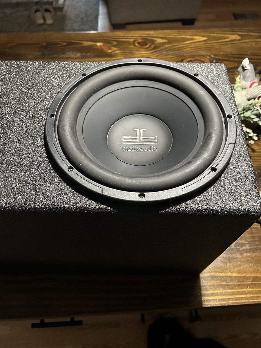 12 In Polk Audio Sub in a Q Bomb Speaker Box