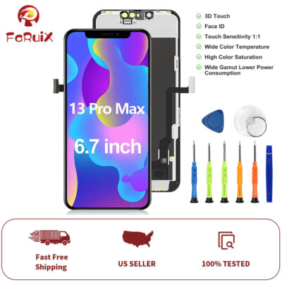 For iPhone 13 Pro Max LCD Screen Replacement Touch Display Digitizer Repair Kits