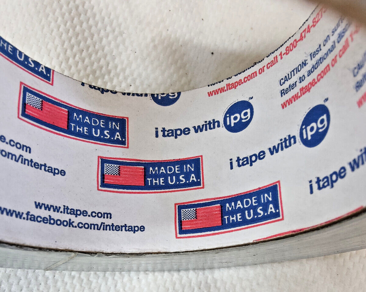 Lot of 4 Intertape Polymer Group IPG Duct Tape Rolls Sizes Silver Gray 5mm, 2in