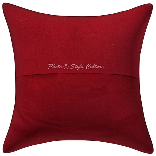 Home Decor Pillow Cover Embroidered Bohemian Boho Cushion Cover Throw 16 x 16 in - Picture 3 of 5