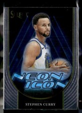 Stephen Curry 2023-24 Panini Select #4 Neon Icon