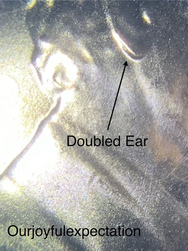 2024 P Lincoln Cent Penny Obverse Doubled Ear - Picture 2 of 5