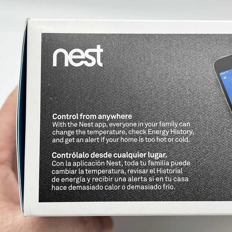 Google Nest 3rd Generation Programmable WiFi Thermostat Copper T3021US Open Box - Image 2 of 4