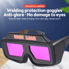 WELDING GLASSES AUTO DARKENING WELDING GOGGLES DUAL LAYER TIG MIG WELD GLASSES